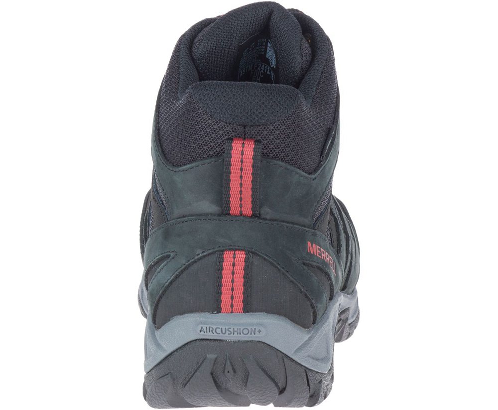 Botas Senhora - Merrell Siren Mid Waterproof Alloy Toe Work - Pretas - IBT871693